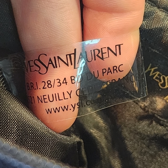 YSL Parfums cosmetic pouch makeup bag travel case organizer - Picture 7 of 8